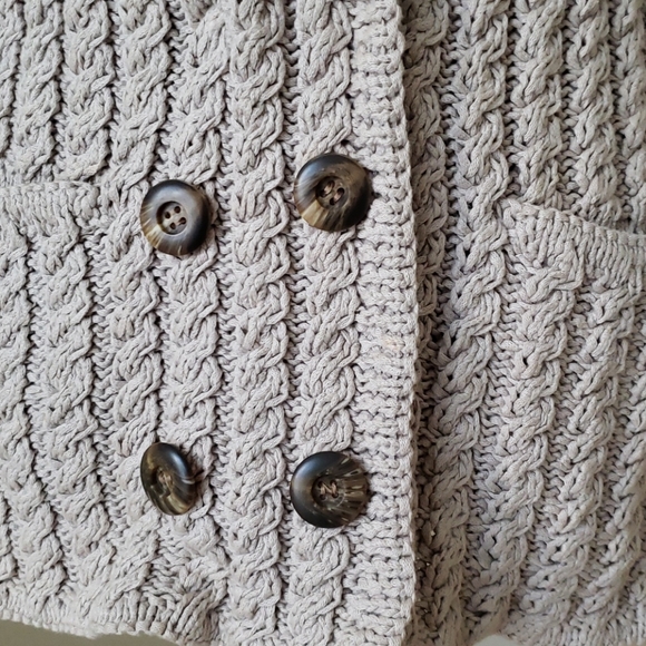 🔥HP🔥HANDCRAFTED Cardigan/Blazer Jacket, Tan, SZ S, - Picture 6 of 13